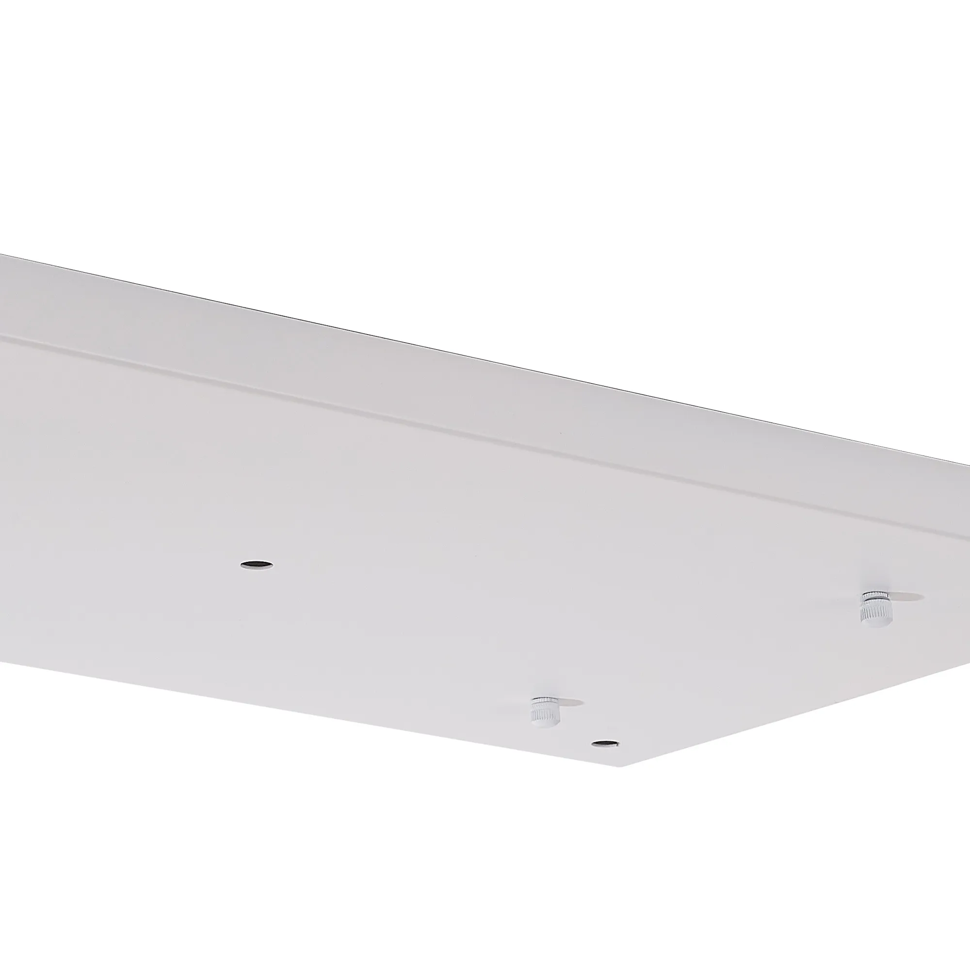 Hayes 5 Hole 550mm x 320mm Linear Rectangle Ceiling Plate White D0887WH  Deco Hayes White